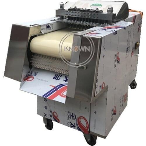 Stainless steel blocks, sections, diced poultry, meat, ribs cutter making machine