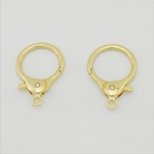 100pcs/lot new backpack wallet hair ball pendant metal hanging buckle spring opening ring accessories