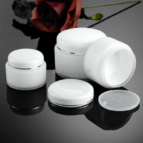 New 15g 30g 50g Clear Cosmetic Sample Containers for Gifts & Home-made Plastic Pot Jars Plastic Containe Packaging 10pcs/lot