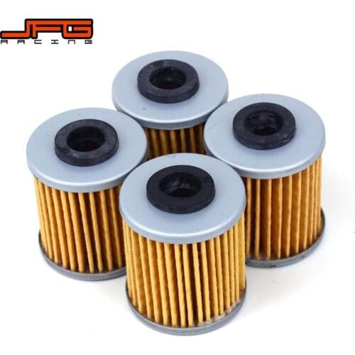 Motorcycle 4PCS Oil Filter Cleaner For KAWASAKI KX250 KX250F KX450F SUZUKI FL125 RMZ250 RMZ450 RMX450Z BETA REV EVO 250 EVO 300