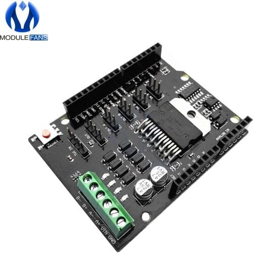 For Arduino UNO R3 MEGA2560 Dual Channel DC Motor Driver Shield Expansion Board L298NH Module Driving Module Replace L298P L298