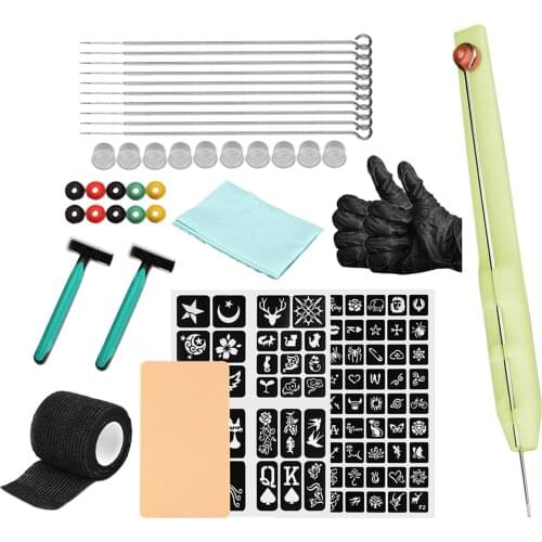 Pro Durable Tattoo DIY Tools Home Self Handmade Tattoo Needles Tattoo Kit