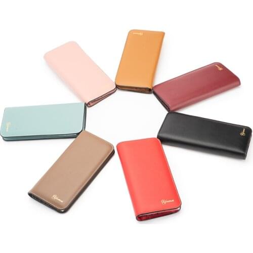 Hasp Simple Slim Women Long Wallet Fashion Large Capacity PU Leather Card Holder Multi Card Slots Ladies Pink Clutch Purse