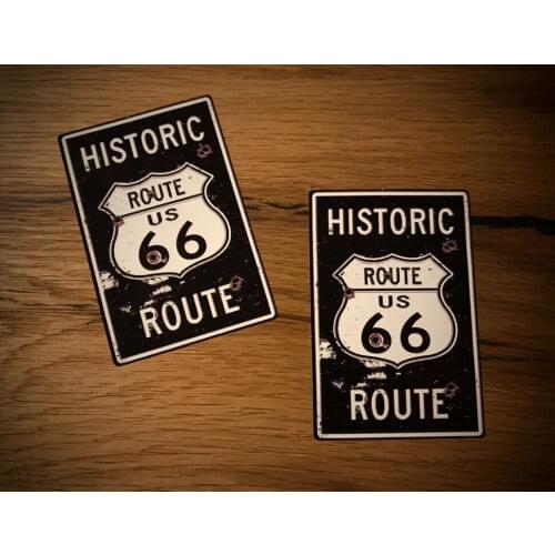 ROUTE 66 Aufkleber Sticker Old School Vintage USA V8 Chopper Retro #035 car decor