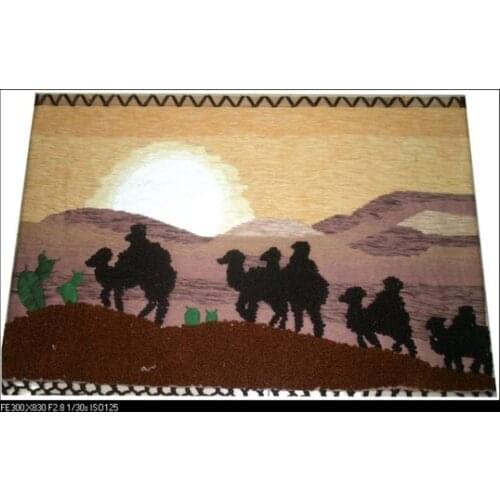 Handmade art tapestry Shamozhizhou tapestry wall mural decoration three-dimensional classic living room