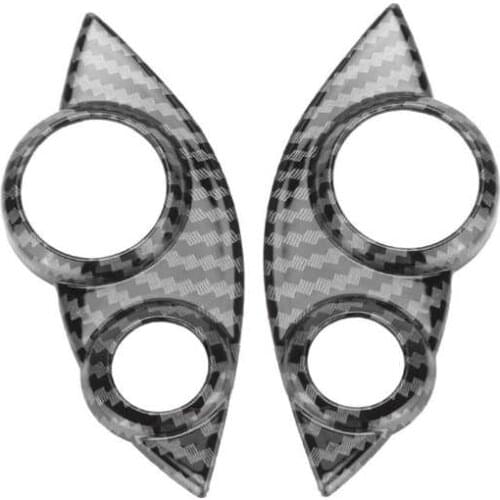 Carbon Fiber Style Steering Wheel Button Cover Trims Replacement for Smart Fortwo/Forfour 453 2015-2021