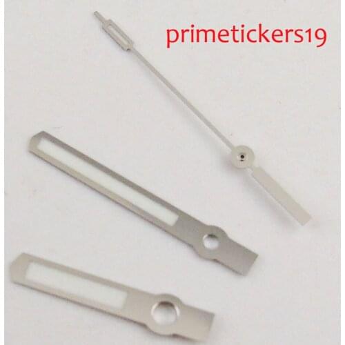 White watch hands luminous fit Miyota 8215 821A 8205 DG MingZhu 2813 movement mens watch hands