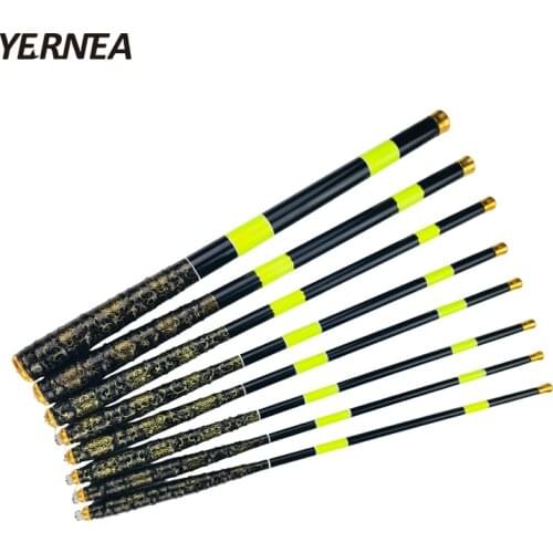 Carbon Pesca Portable Telescopic Fishing Rod 1.8M 2.1M 2.4M 2.7M 3.0M 3.6M 4.5M 5.4M Stream Hand Pole Carp Spinning Fishing Rod