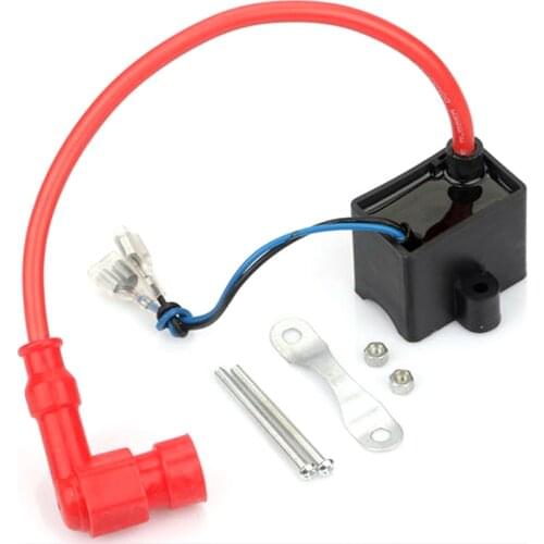 High 2-Stroke Engine Motor Bicycle Performance Red Ignition Coil CDI 50cc 60cc 80cc