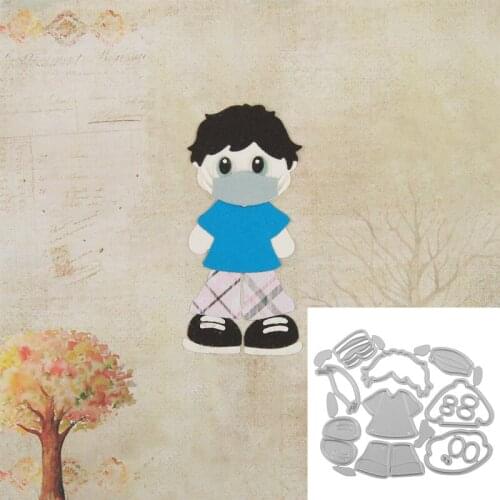 2020 Protection Theme A Self-protecting Boy Metal Cutting Dies For New DIY Scrapbooking Album New Craft Embossing Cards 2020