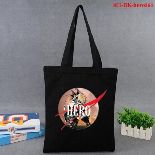 Boku No Anime My Hero Academia Bakugou Katsuki Graphic Bag Cartoon Print Shopping Bag Women Fashion Casual Pacakge Hand Bag 2021