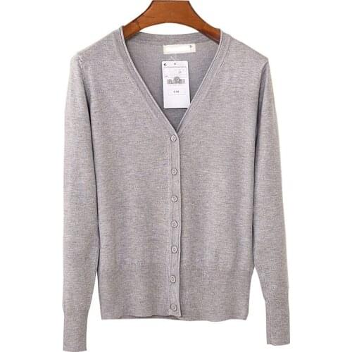 Women Spring/ Autumn Sweater 2019 Casual Cardigan Korean Slim Loose Knit Sweaters Outwear Coat Female Knitted Tops