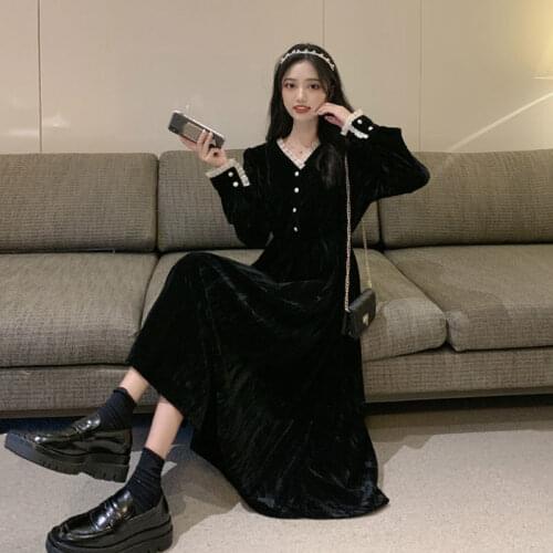 Woman Dress Summer Womens Velvet Dress Autumn New Vestido De Mujer