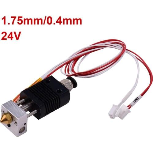 1.75mm/0.4mm Hot End Extruder Kit Heating Heater Block For Anet Et4 Et4 Pro 3d Printer Hot End Kit Extruder Assembly Part