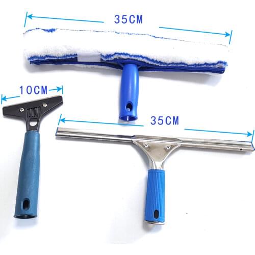 Window Cleaning 3PCS Kits 35 CM Squeegee and Washer and Scraper