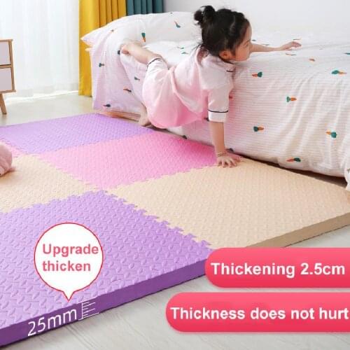 4pcs Childrens Foam Floor Mat Crawling Mat Puzzle Home Bedroom Mosaic Floor Mat Anti-fall Climbing Mat Large Area Mat