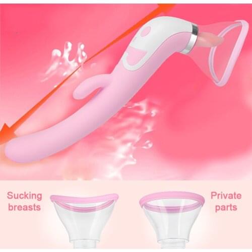 Dildo Vibrators Adult Sex Toys For Vagina Nipple Sucker Licking Clit Stimulation Heating Vibrators for Women Intimate Good