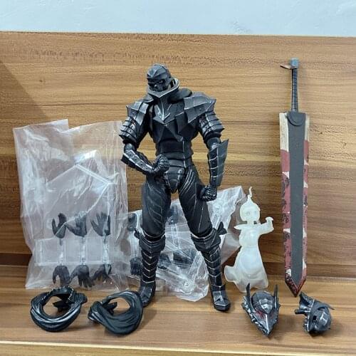 Game Berserk Guts Beruseruku Figure 410 Game Beruseruku Black Swordman PVC Action Figure Collectable Model Toys Gift