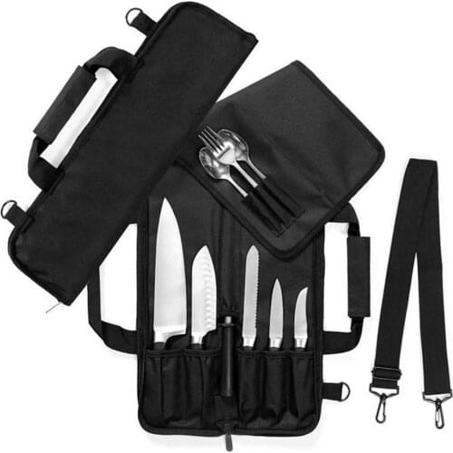 Cutting Tool Tableware Storage Bag Kitchen Storage Single Shoulder Messenger Fork Bag Cutting Tool Oganizer Bag