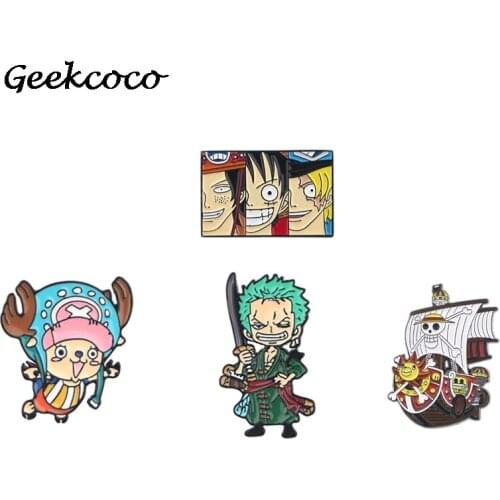 J2056 Anime Pins Metal Enamel Pins Brooch For Backpack Badge Clothes Pin Funny Hat Pin Gift