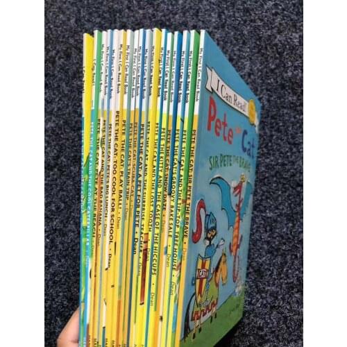 5-12 year Childrens English story book Pete the Cat english picture book help child be reader early education book 7pc/set