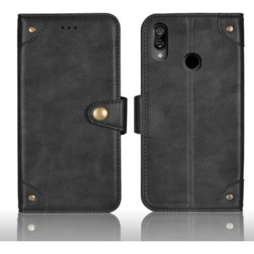 For BQ-6040L Magic Case 6.09" Retro Magnetic Flip Wallet Leather Capa Case For BQ 6040L Magic Cover Unique Metal Buckle Design