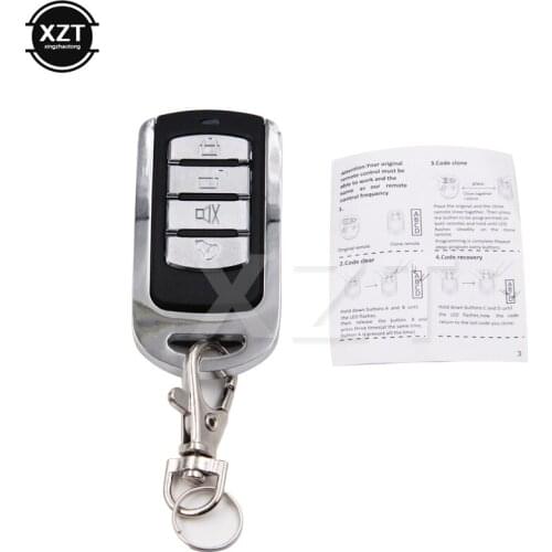 Metal Wireless Auto Gate Remote Control 433MHz Cloning Duplicator Copy Learning Remote Controller