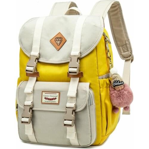 New Junior School Bags For Girls Backpack Student Children Bag Concise Waterproof Campus Backpacks Plecak Szkolny Mochila Ruedas