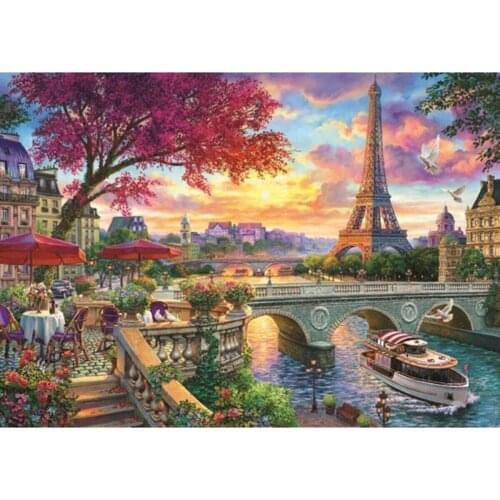 1 Quality Spring in Paris 3000 Piece Jigsaw Puzzle 120x85 Vivid Color Anatolian Fun Creative Relaxing Home Room Wall Design