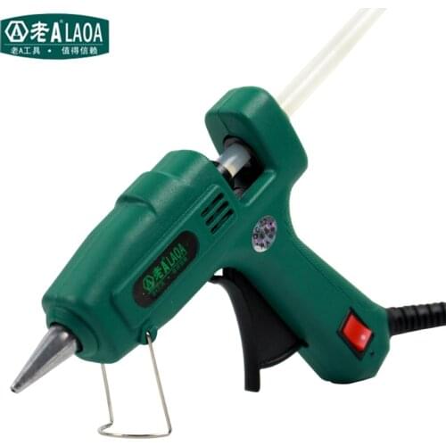 LAOA 25W Hot Melt Glue Gun DIY Mini Glue gun For Metal/Wood Working Stick Paper Hairpin PU Flower Repair tools