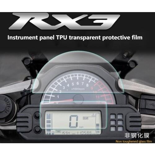 Motorcycle Instrument Film Transparent Protective Waterproof Tpu Scratch for Cyclone Rx3 / Zs250gy-3