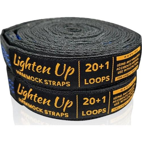 Hot Sale 2PCS Adjustable Hammock Straps with Buckle Loops Outdoor Tree Hanging Yoga Hammock Strap