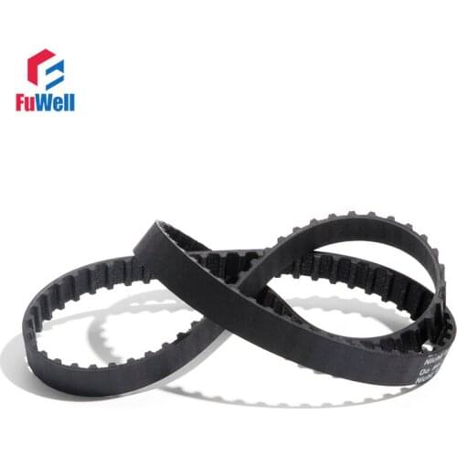 Timing Belt XL Type 926/950/1020XL Toothed Pulley Transmission Belt 10mm/15mm Belt Width Closed Loop Black Rubber Belt