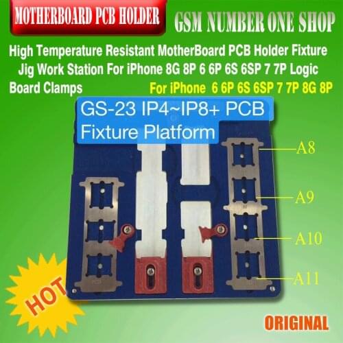 High Temperature Resistant MotherBoard PCB Holder Fixture Jig Work Station For iPhone 6 6P 6S 6SP 7 7P 8G 8P Logic Board Clamps