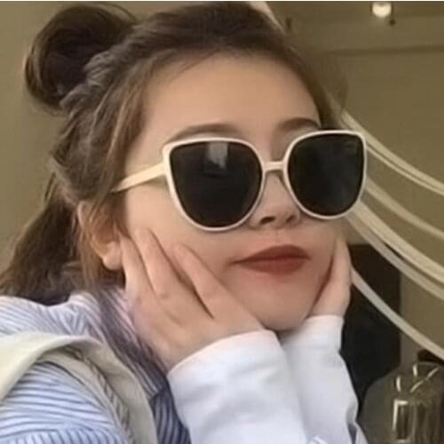 Woman Brand Design Cat Eye Sunglasses Women 2021 Lady Retro Cateye Sun Glasses Rhinestone Temple Eyewear lunette soleil femme