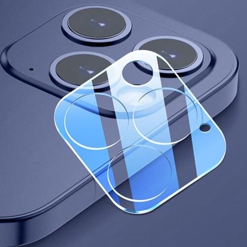 2-in-1 Front Glass+Camera Len Film For iPhone 12 Pro Max 12 Mini 7 8 Plus X Ten 10 XR XS Max 11 Pro Max Screen Protector Film