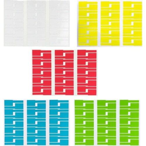 30Pc Cable Labels Sticker Waterproof Identification Tags Work with Laser Printer