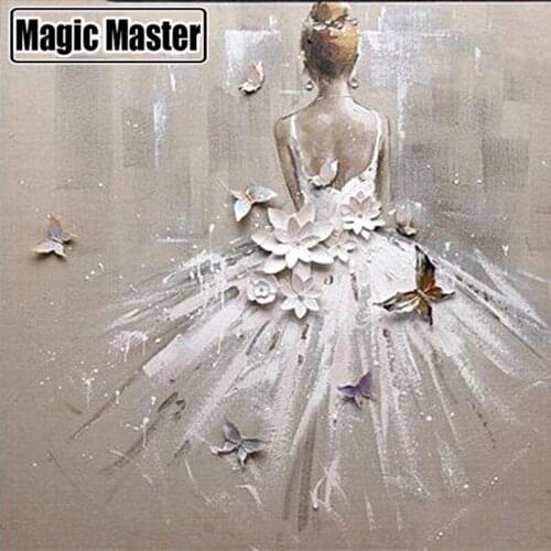 5D DIY Diamond Painting Full Square/Round Drill "Ballet girl" 3D Embroidery Cross Stitch gift Home Decor Gift rs2020