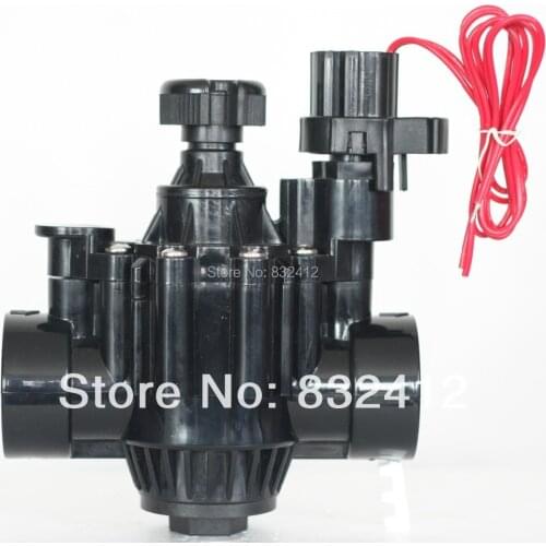 Freeshipping Garden lawn irrigation control AC24V plastic Electric solenoid valve 11/2"BSP