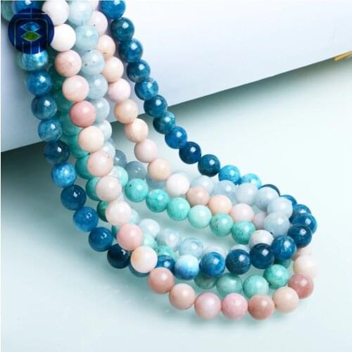 JuleeCrystal Amazonite Stone 3mm Natural Turquoise Beads Lapis for Jewelry Making