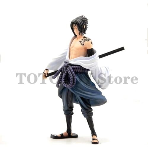 Naruto Figurine Shippuden GK Action Figures Uchiha Sasuke Itachi 20CM 10inch PVC Statue Collectible Toys Gift Figma Doll Model