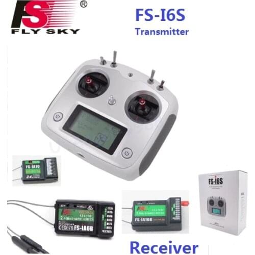 FlySky FS-i6S 2.4G 10CH AFHDS Transmitter With FS-iA6B iA10 FS-iA10B Receiver Remote Control For Racer 250 Quadcopter Airplane