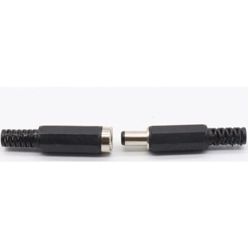 IMC Hot 5 Pcs 2.1mm x 5.5mm Female DC Power Socket Jack Connector Adapter