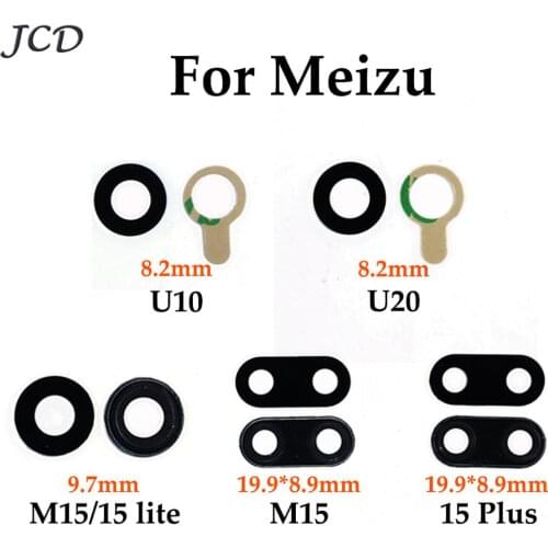 JCD For Meizu U10 / U20 / M15 / 15 lite / 15 Plus / 15Plus Camera Lens Glass Cover with Adhesive Sticker
