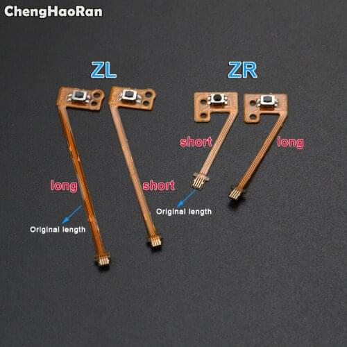 ChengHaoRan Ribbon Flex Cable ZR ZL Button Key Repair Sets for Nintendo Switch NS Joy-Con Controller