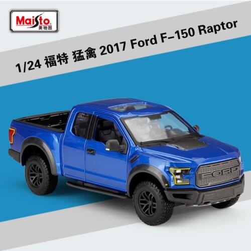Maisto 1: 24 Ford F-150 Raptor 2017 Simulation Alloy Car Model Collection Decoration Souvenir Ornaments Display Vehicle Gift