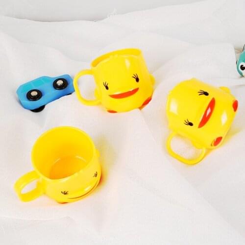 Little Yellow Duck Teacup Childrens Mouthwash Water Cup Cartoon Toothbrush Cup Cut Water Bottle Water Bottles