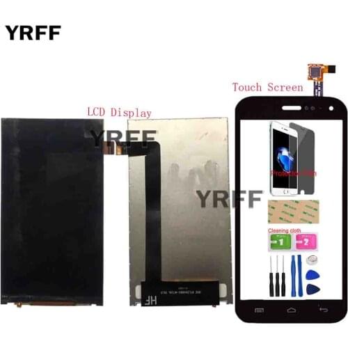 Mobile LCD Display Touch Screen For Explay A500 LCD Display Screen Smartphone Touch Screen Sensor Panel Tools Protector Film