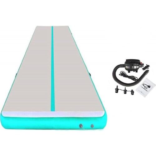 6m,7m,8m Inflatable Track Gymnastics Mattress Gym Tumble Airtrack Floor Yoga Olympics Tumbling wrestling Yogo Electric Air Pump