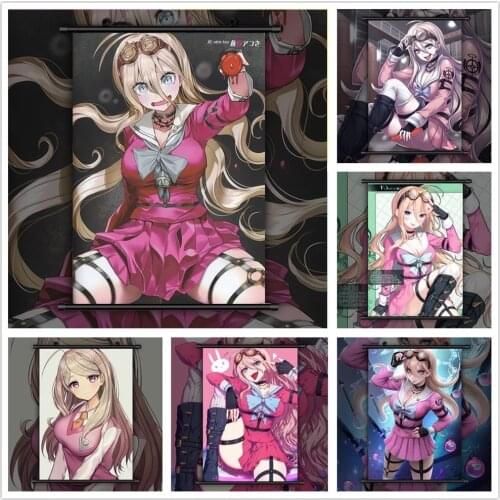 Wall Art Canvas Danganronpa Miu Iruma Anime Manga Boy Pictures Modern Painting Print Poster Plastic Hanging Scrolls Home Decor